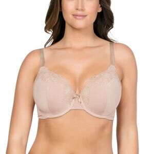 Parfait Tess T-Shirt Bra 34G UK G Nude Lace Underwire NWT